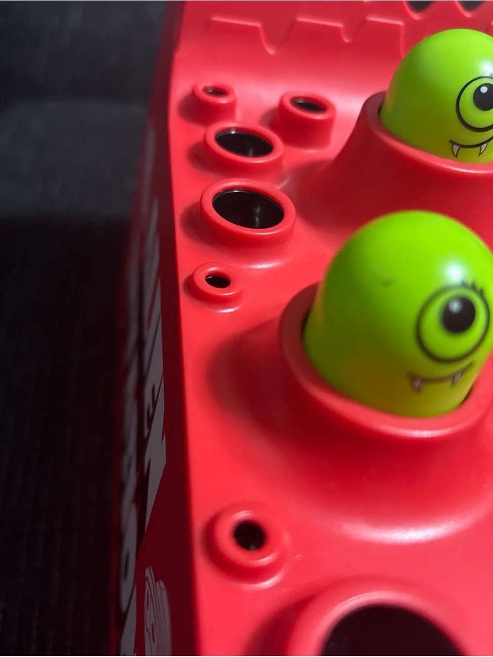 Classic Whack-a-Monster Game - Red & Green